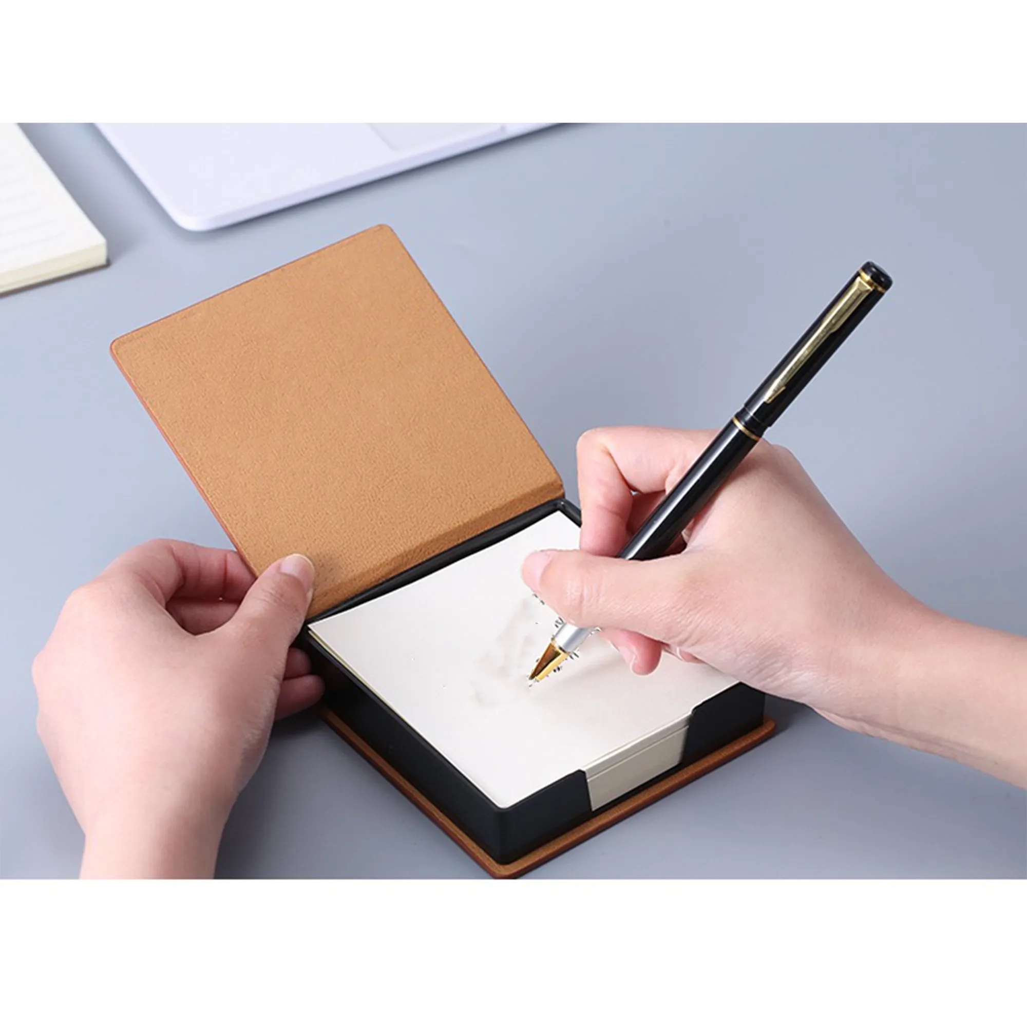 PU Leather Sticky Note Holder 7