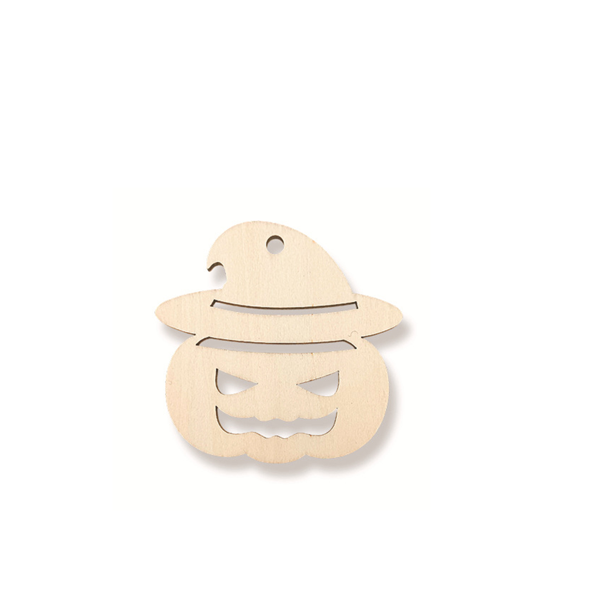 Natural Wood Christmas Tree Pendant 85