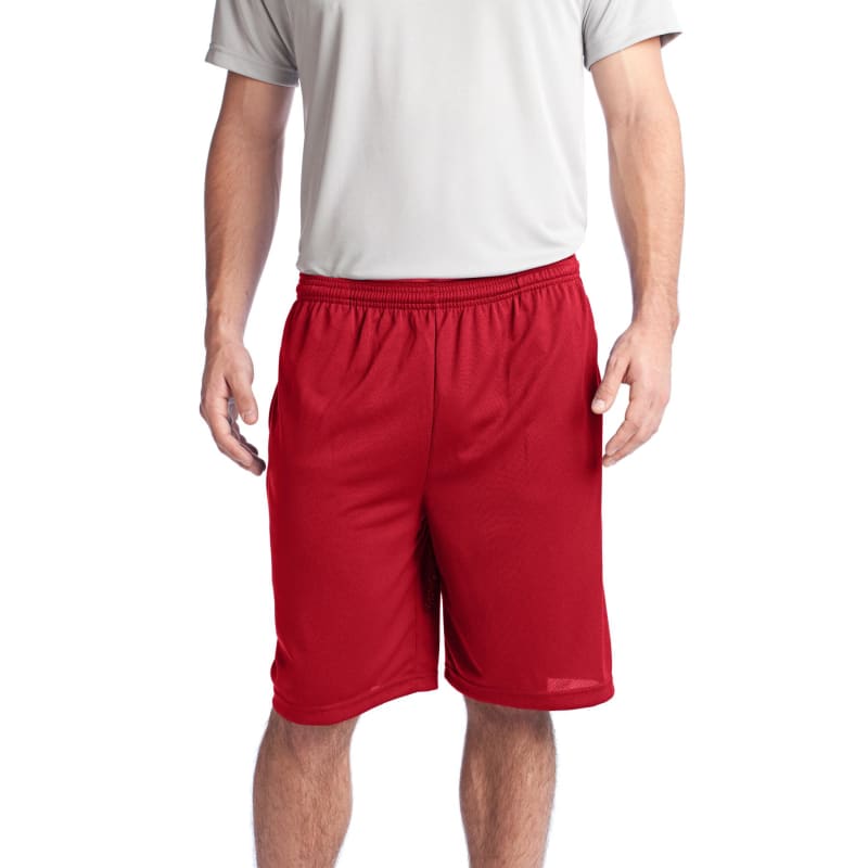 Sport-Tek PosiCharge Tough Mesh Pocket Short. 12