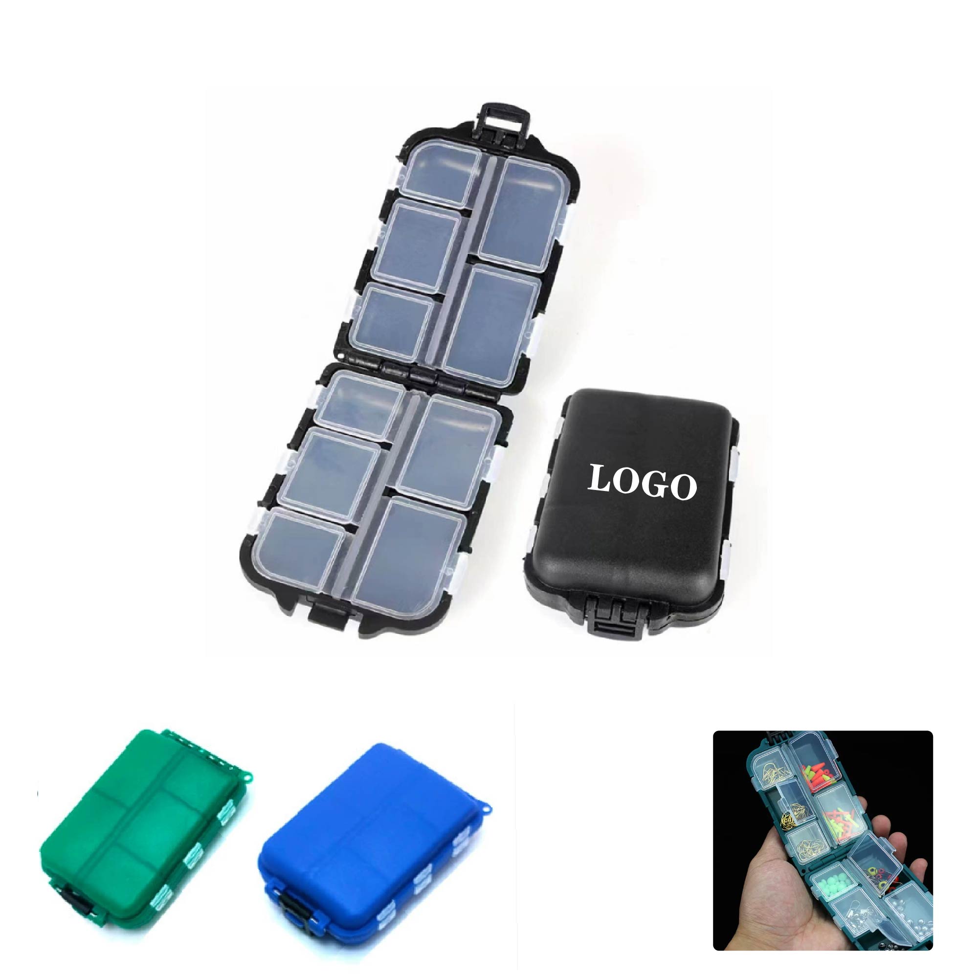 MOQ 10 pcs Bait Compartment Box 3
