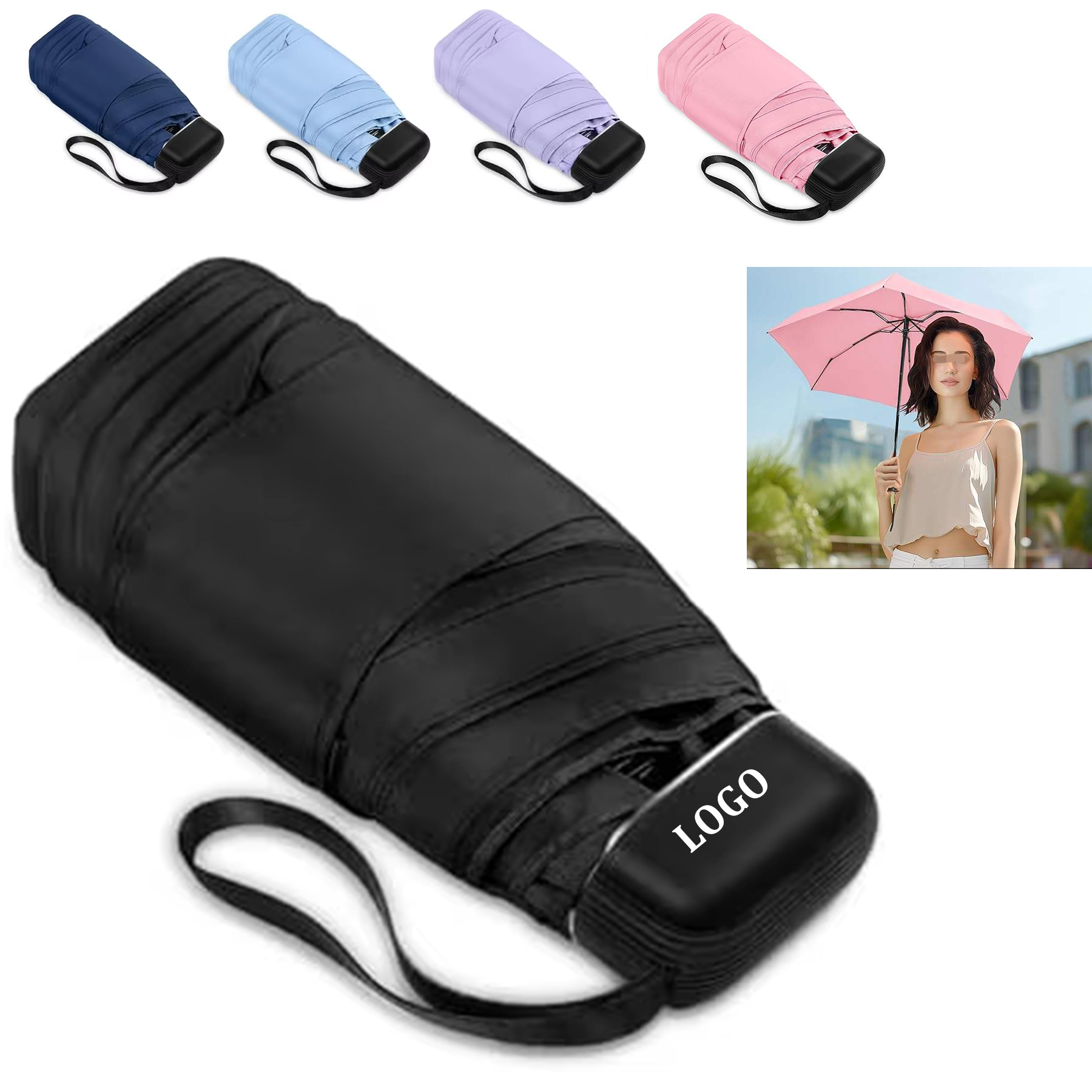 Portable Mini Compact Pocket Umbrella 4
