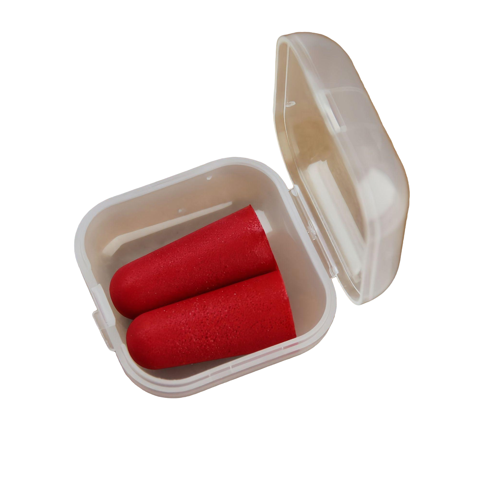 PU Foam Earplugs with Plastic Storage Case 4