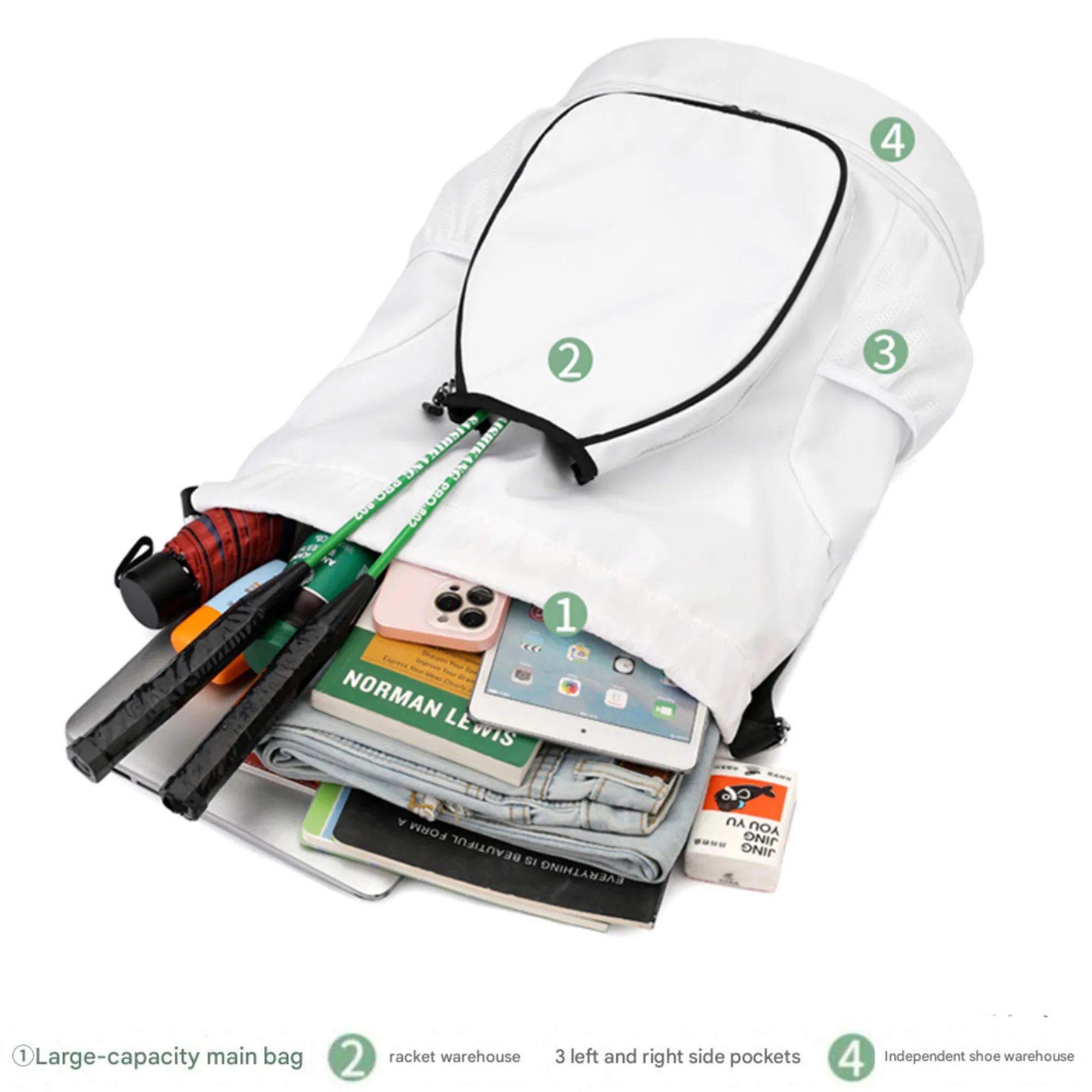 Large Capacity Sports Drawstring Bag 5