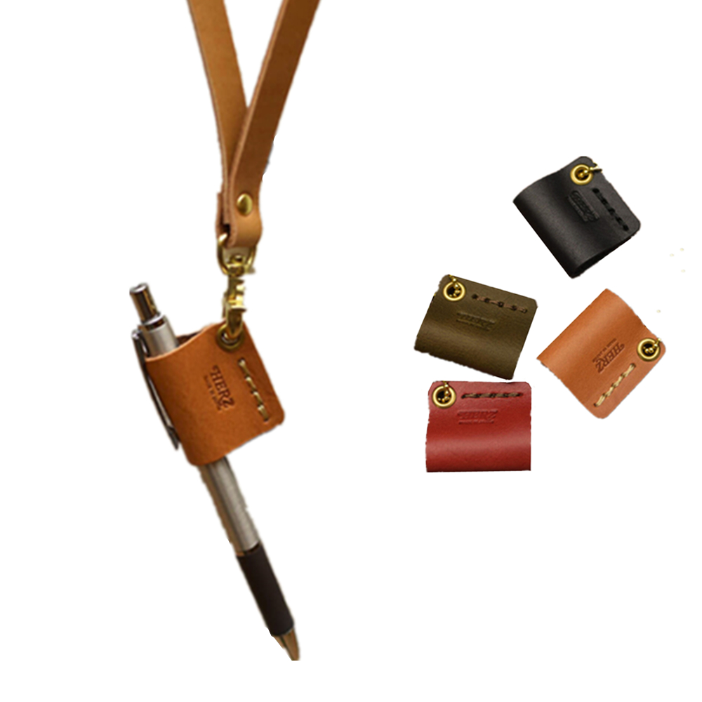 Leather Pen Holder With Lanyard 5