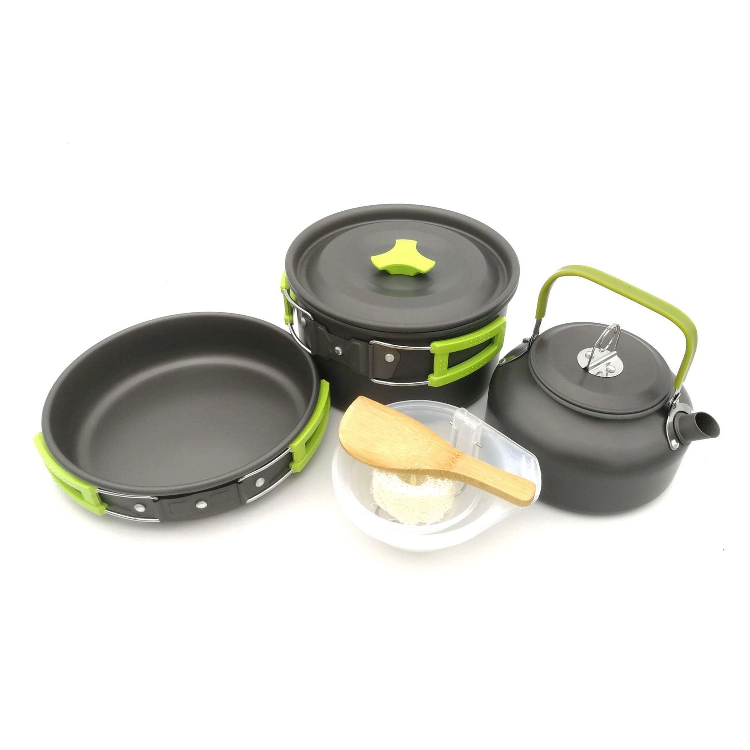 Camping Cookware Set Outdoor Cooking kit With Pot 4