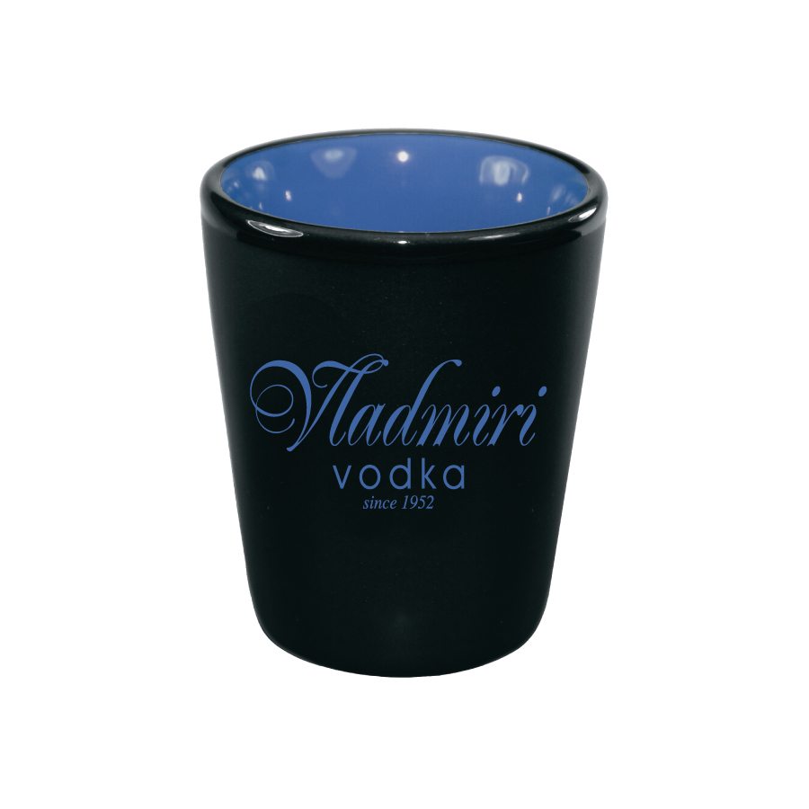 1 5 oz Country Blue In / Matte Black Out Hilo Shot