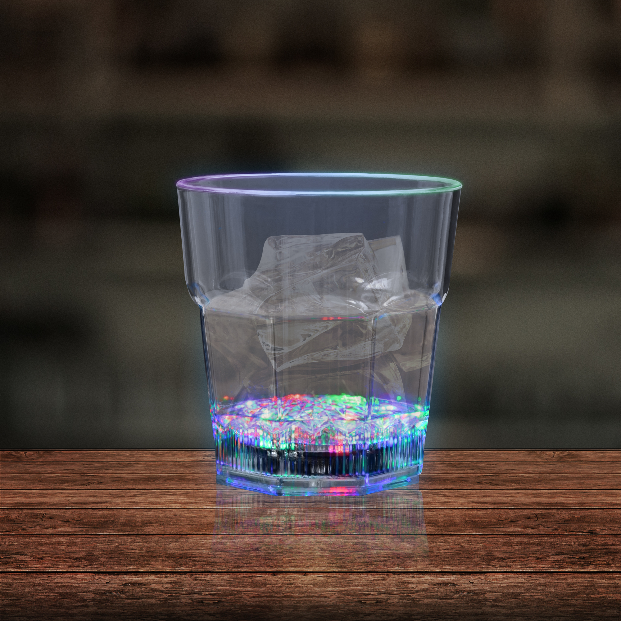 8 oz. Light Up LED Rocks Glass 12