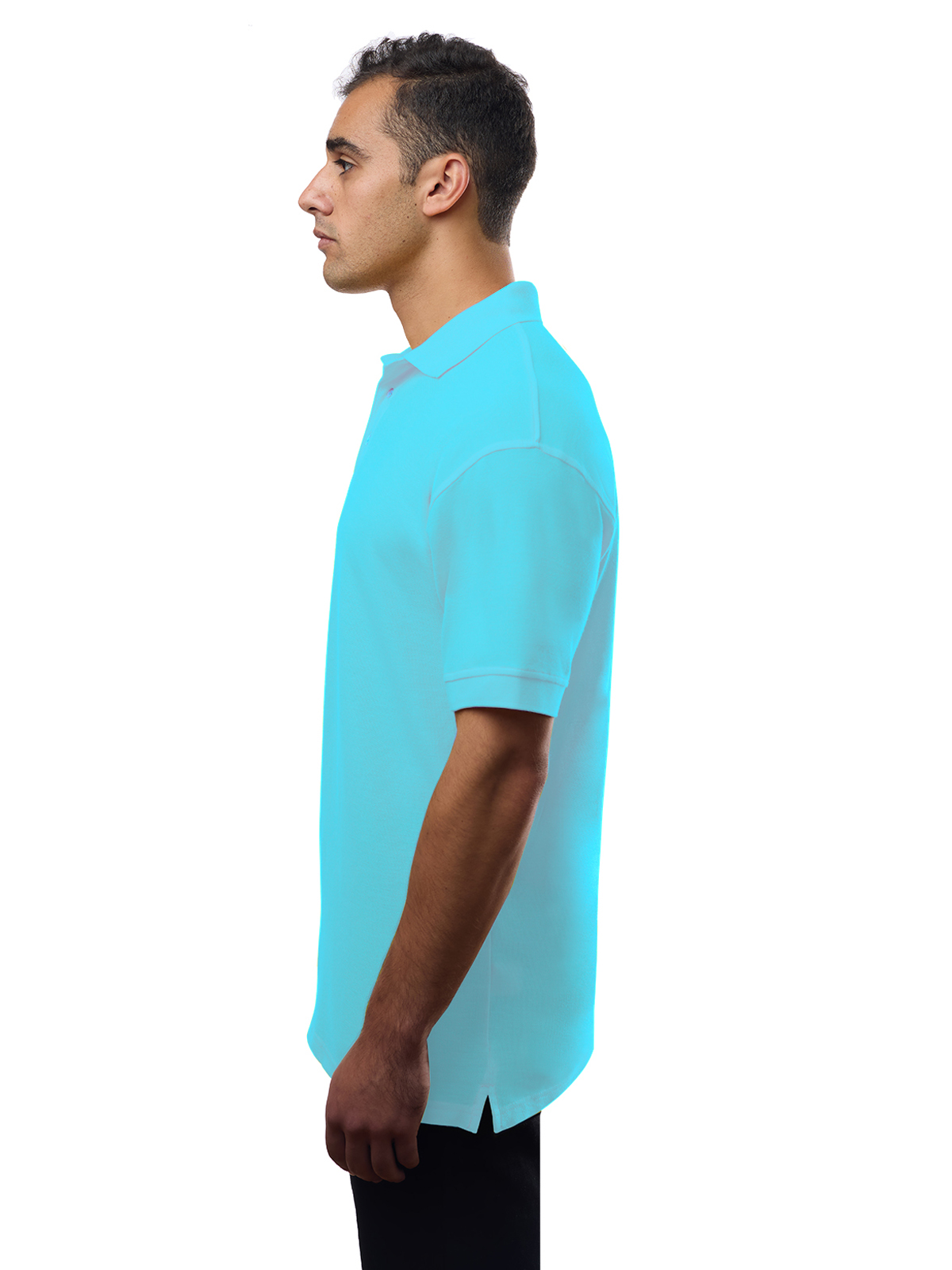 Blue Generation - Men's Pocketless Superblend Short Sleeve Polo 33