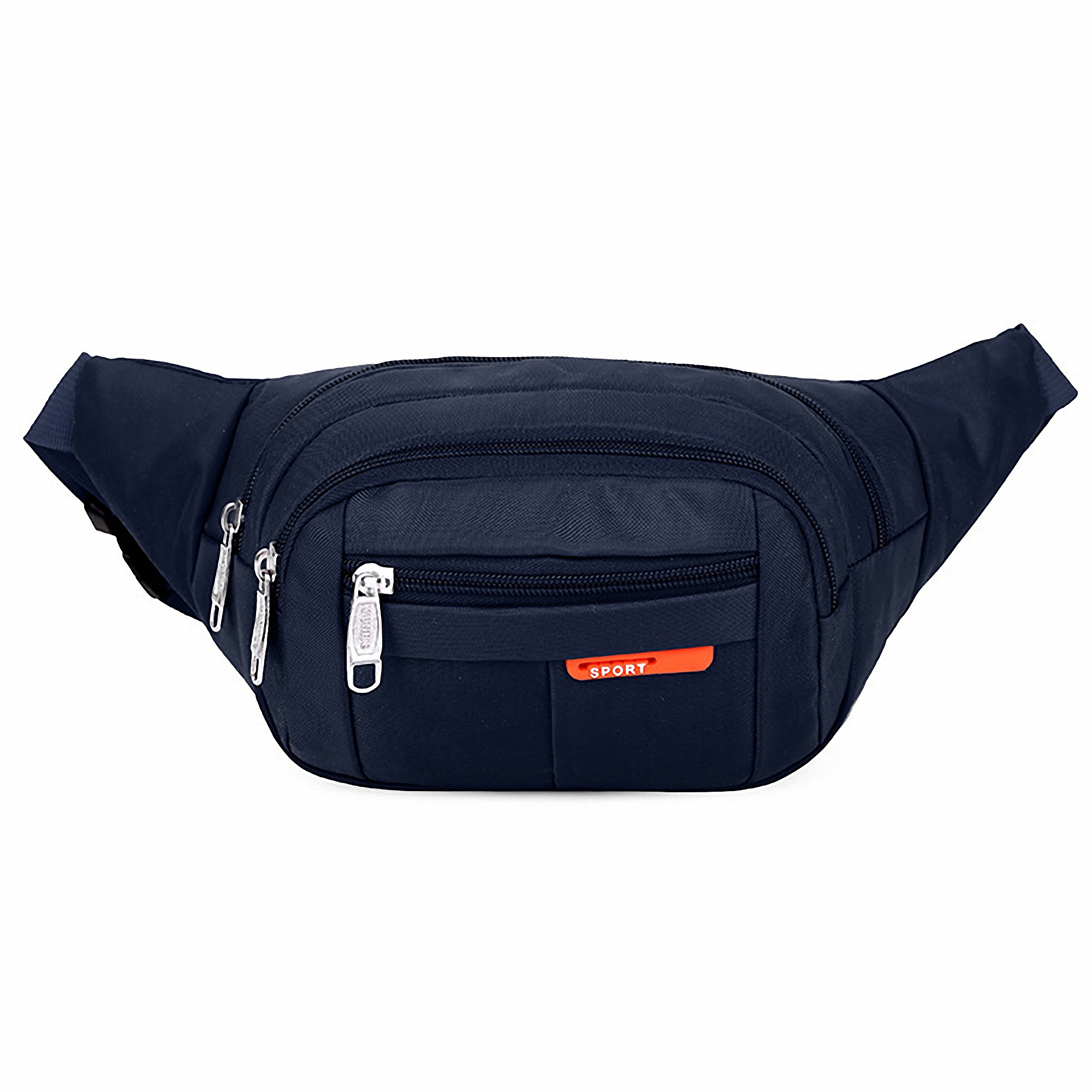Triple Zipper Large Fanny Pack 2
