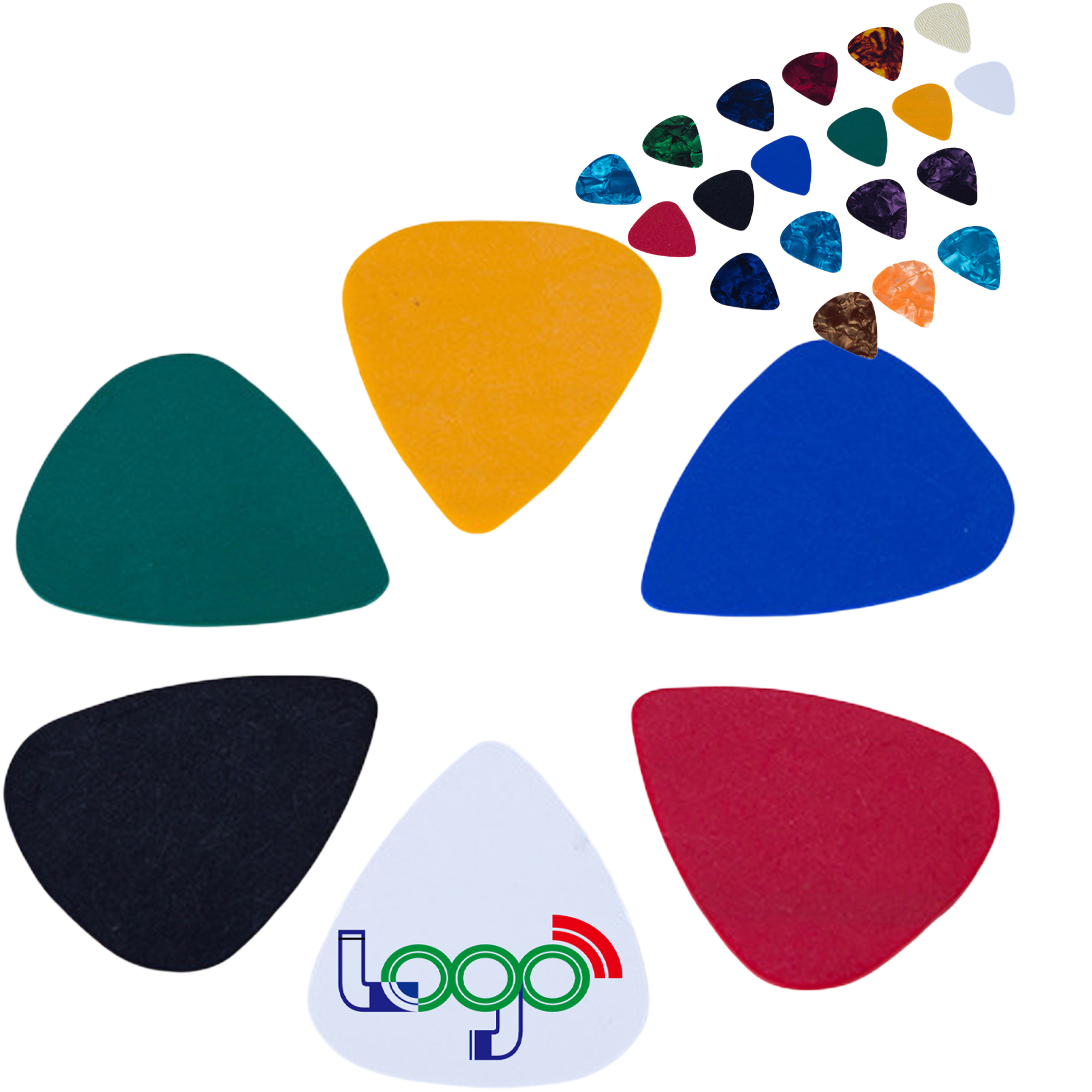 Guitar Plectrum Plastic MOQ100 3