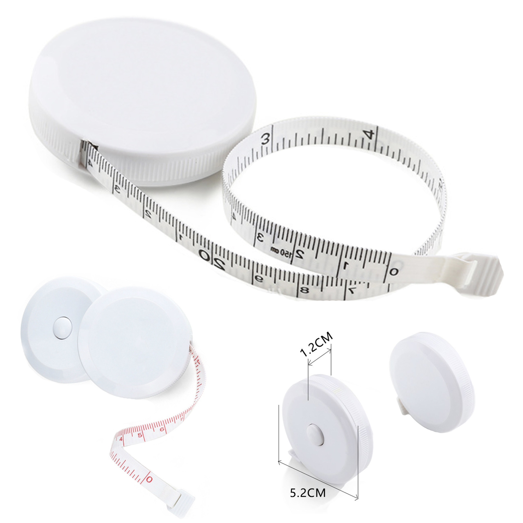 60 Inch Retractable Tape Measure 1