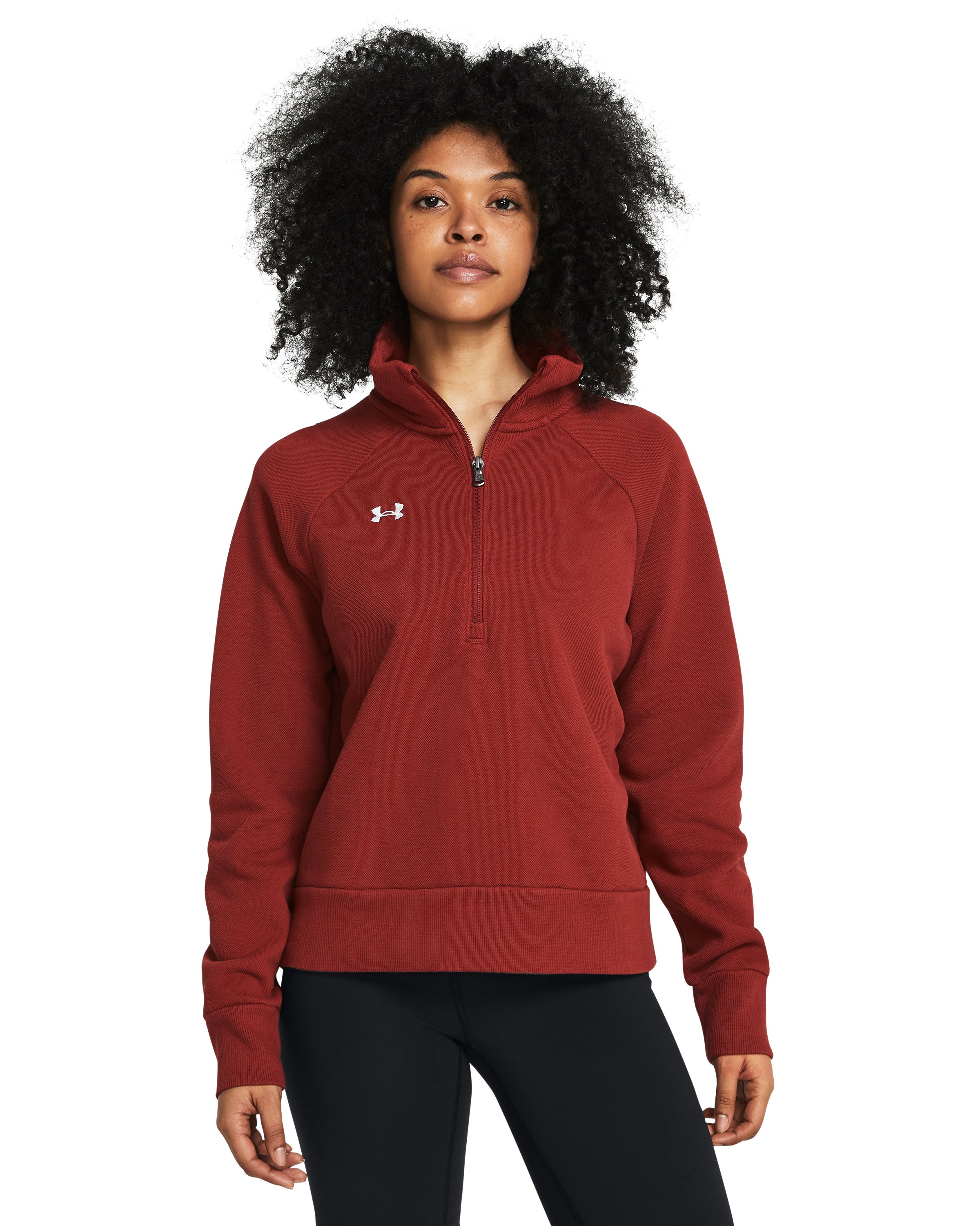 UA Rival Fleece Textured Women's  Zip 2
