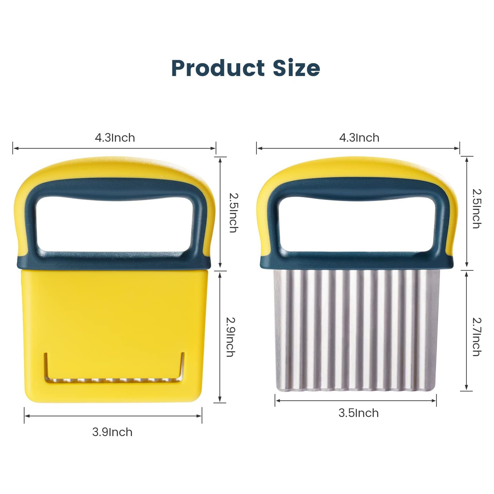 Crinkle Cutter For Potatoes And Vegetable 3