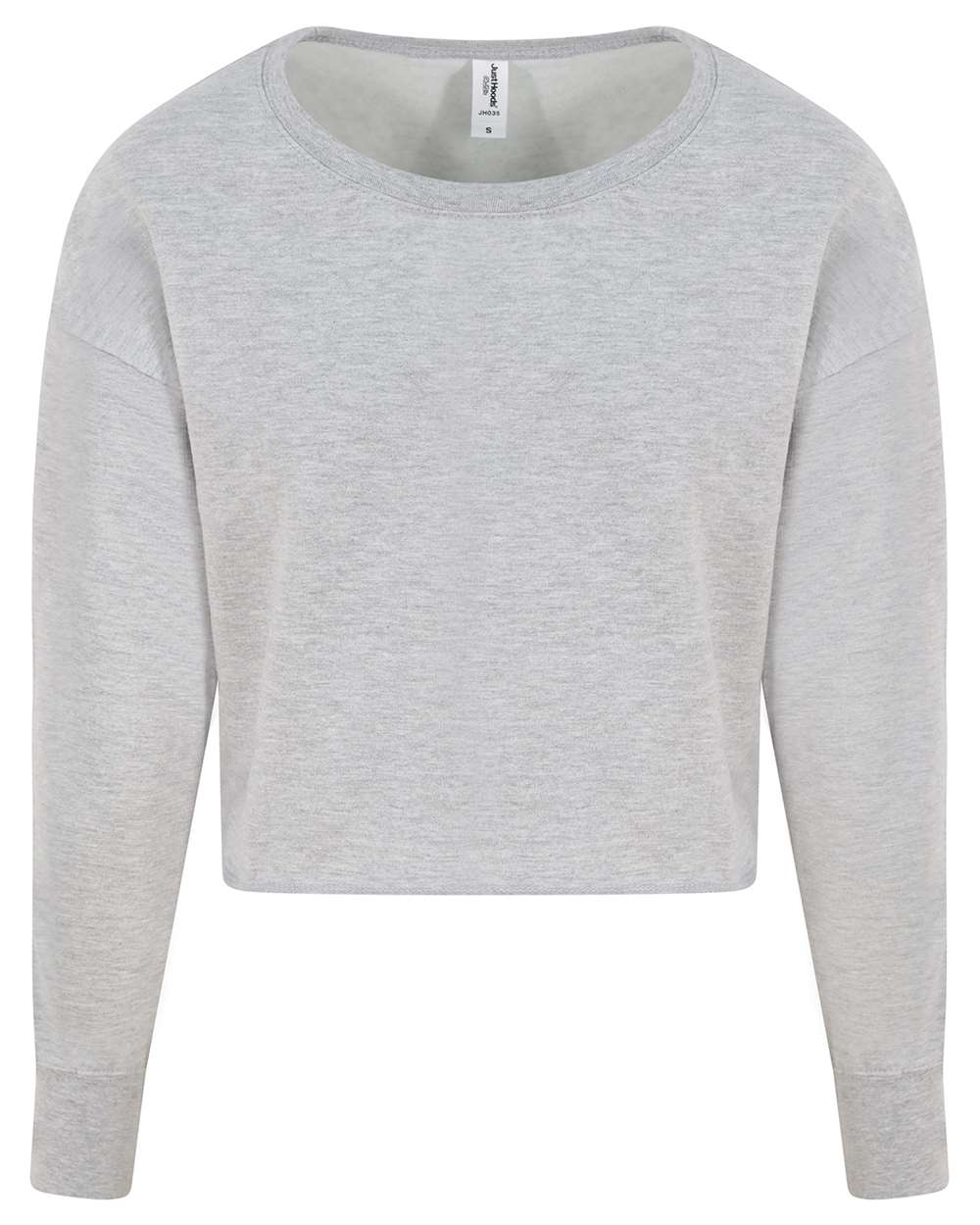 Women's Cropped Crewneck Sweatshirt - JHA035 13