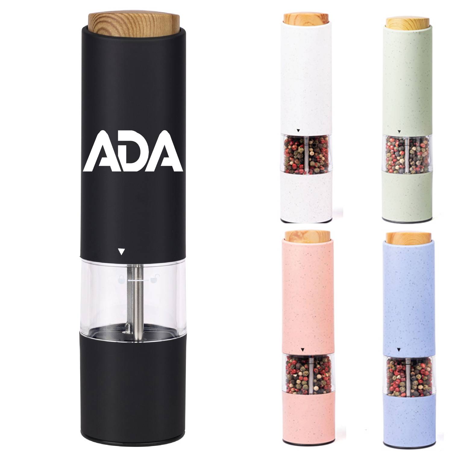 Wheat Straw Electric Pepper Grinder 1