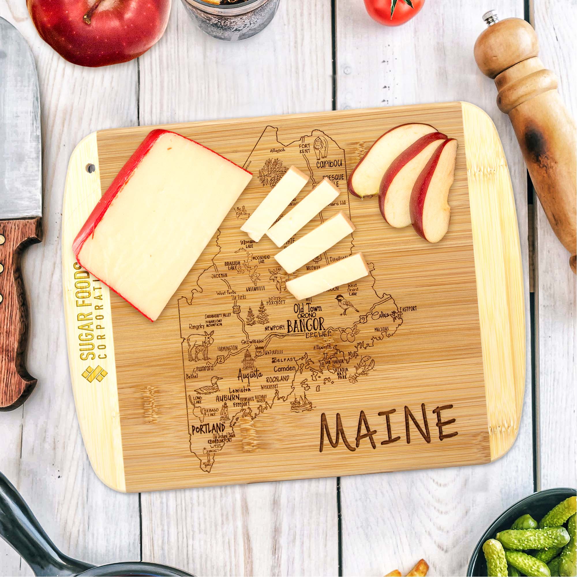 A Slice of Life Maine Serving & Cutting Board 9