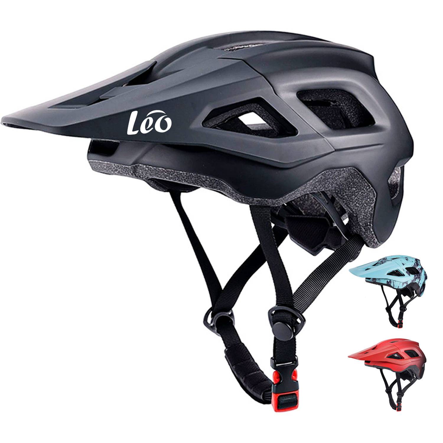 Male and female mountain off-road bicycle helmets 2