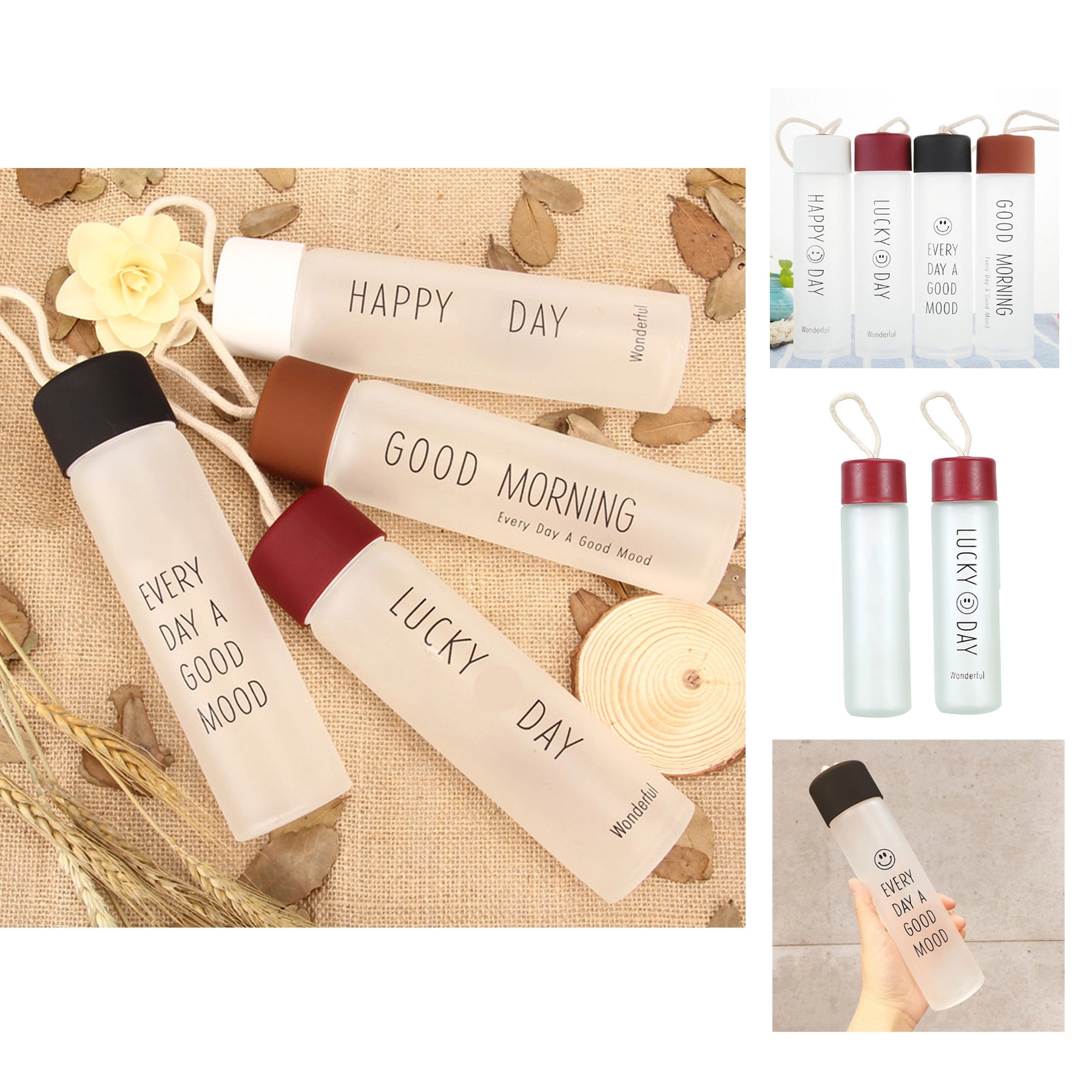 Slim Glass Water Bottle 5