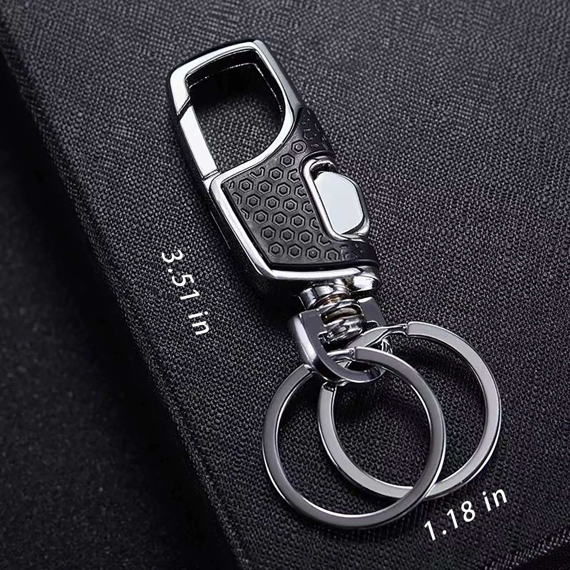 ABS Zinc Alloy Keychain With Logo For Carrying 3