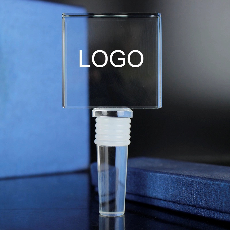 3D Crystal Wine Bottle Stopper - Rectangle 7