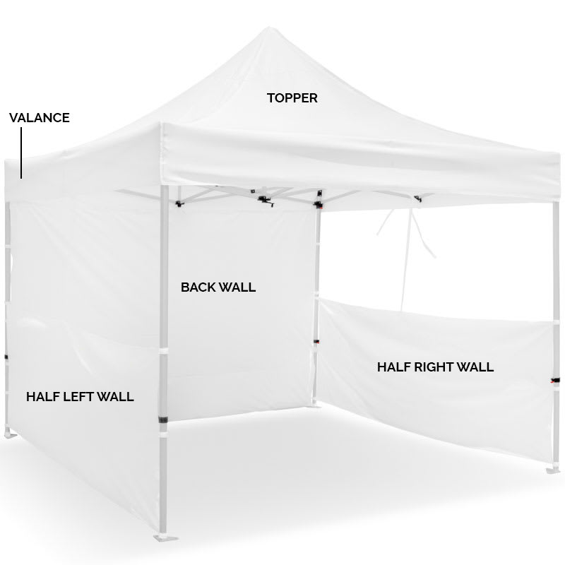 10ft X 10ft Full Color Pop Up Canopy Tents 9