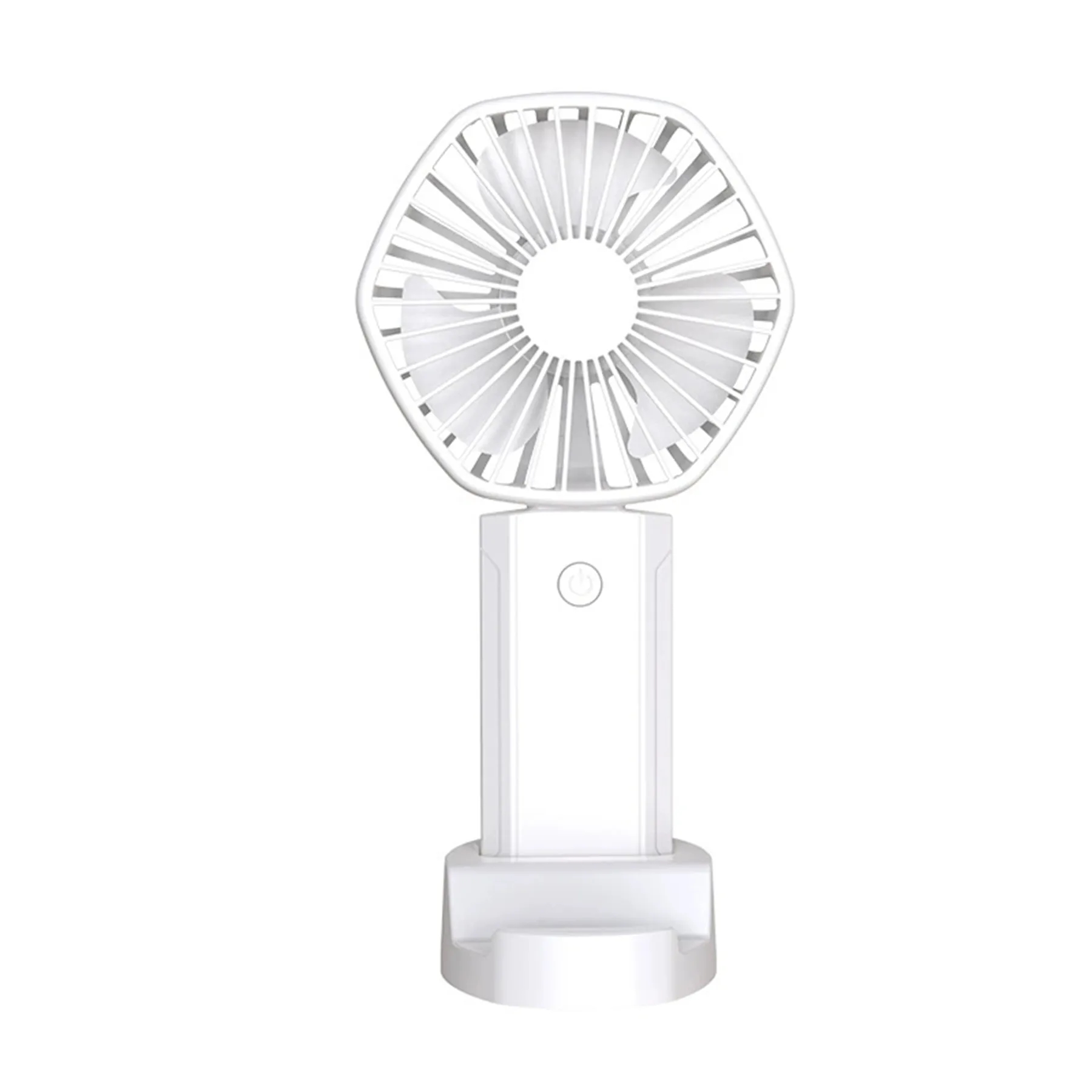 400 mAh Desktop Rechargeable Mobile Phone Holder Fan 3