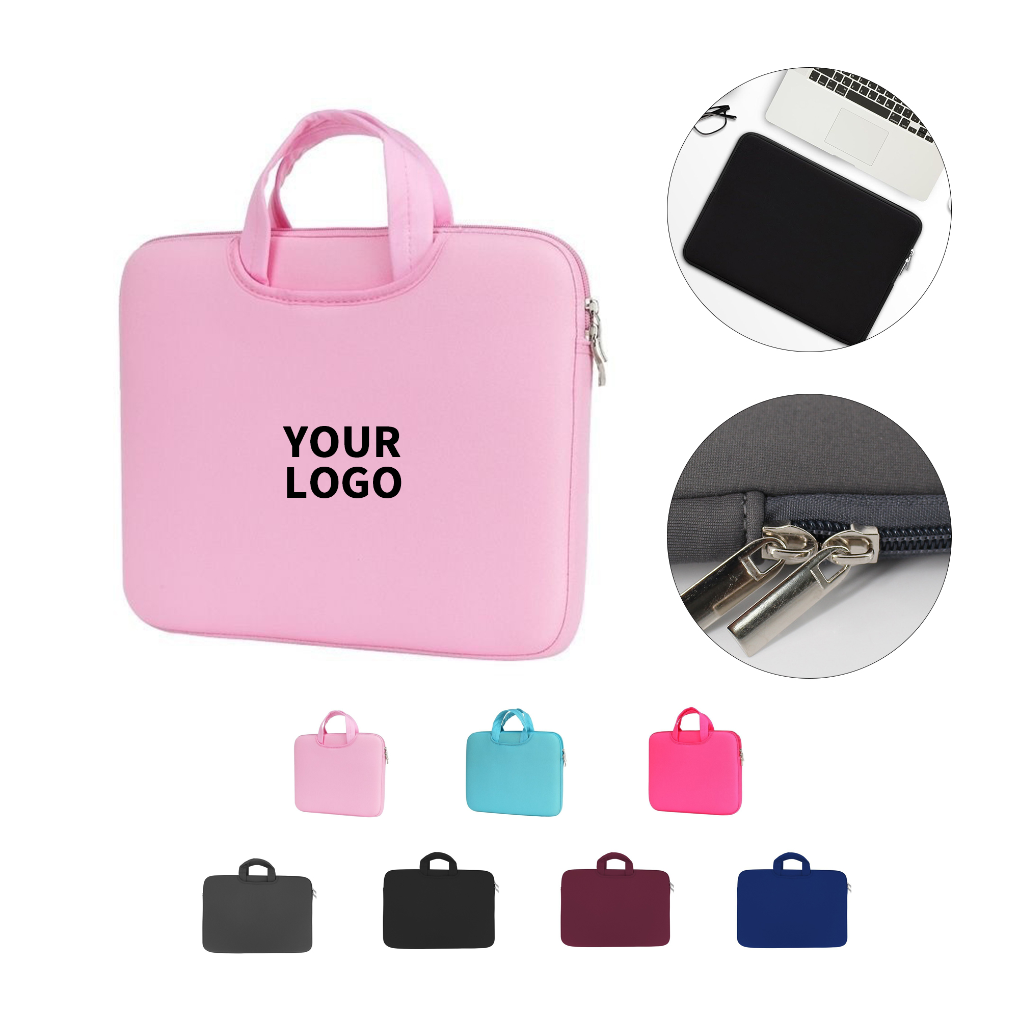 15" Laptop Sleeve for Travel - Soft Shock-Absorbing Fabric, Fits in Luggage 2