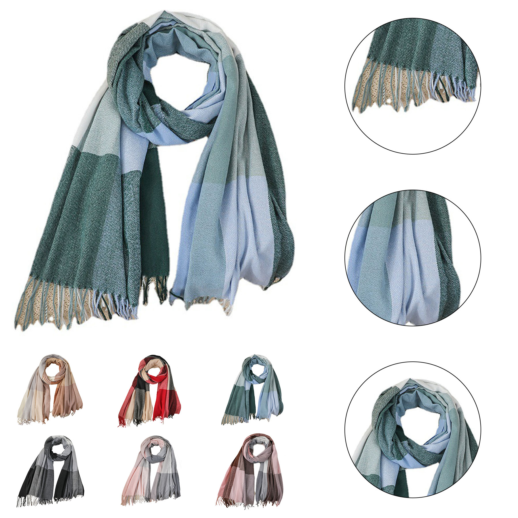 Big Grid Scarves 2