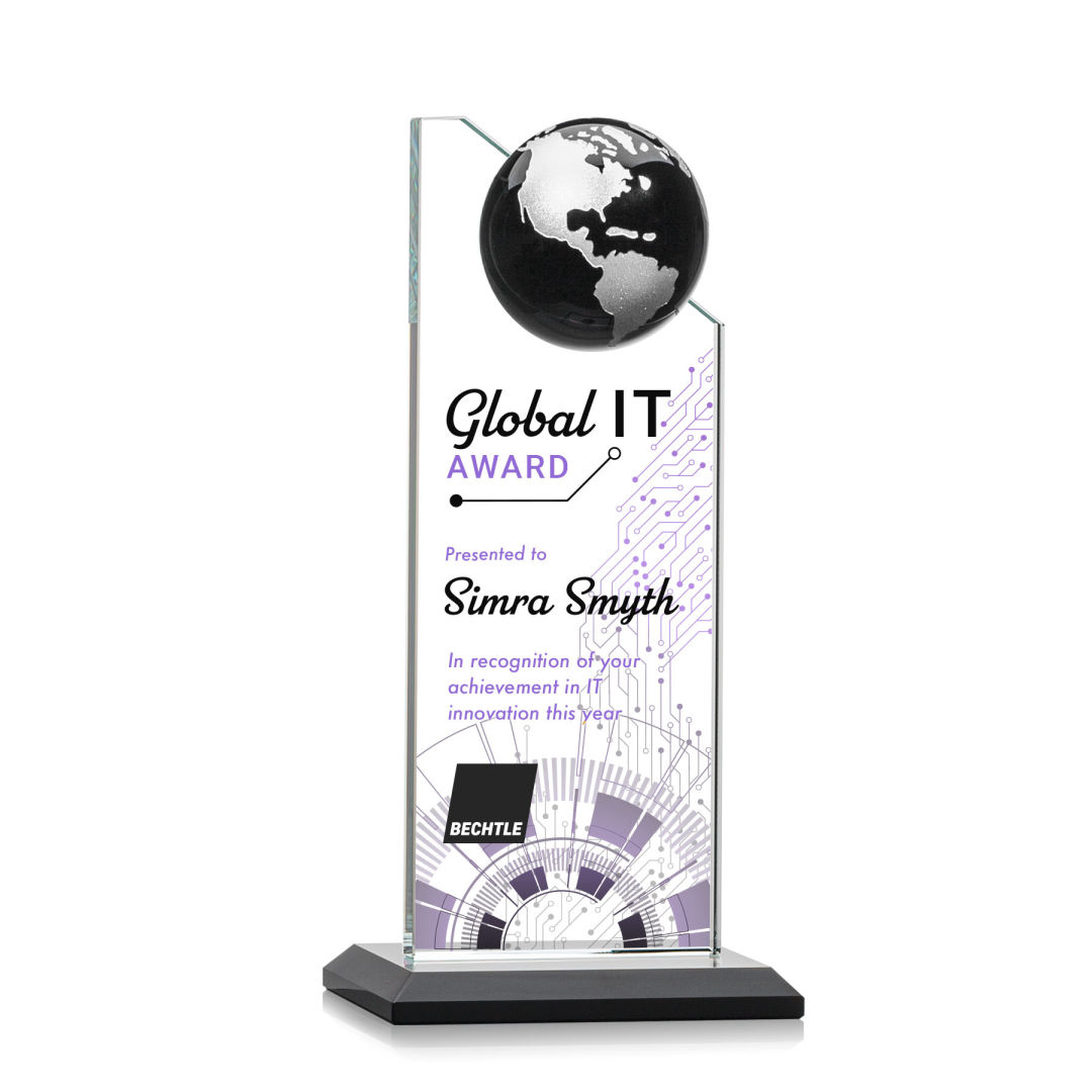 Arden VividPrint™ Award - Black/Silver 3