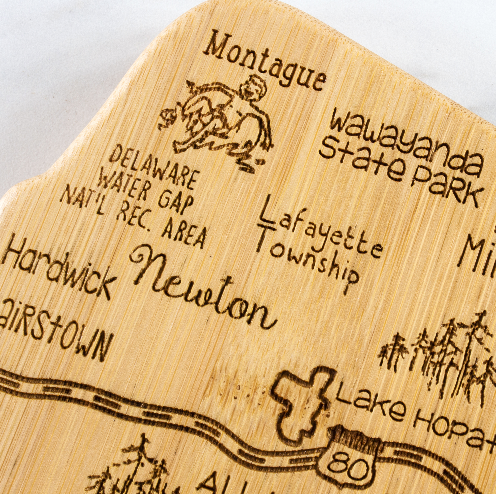 Destination New Jersey Cutting & Serving Board 11