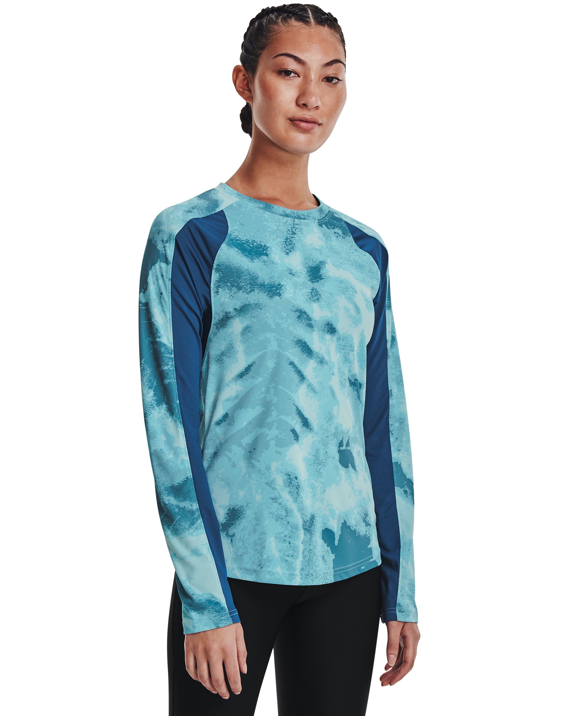 Women's UA Iso-Chill Shore Break Print Long Sleeve 1