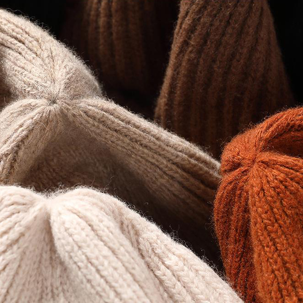 Warm woolen knitted hat woolen beret 3