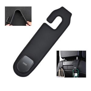 Stylish PU Leather Car Seat Single Hooks 6