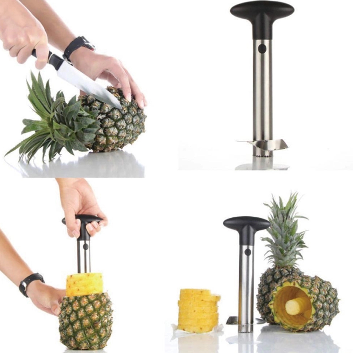 Custom High Quality Stainless Steel Pineapple Cutter 4