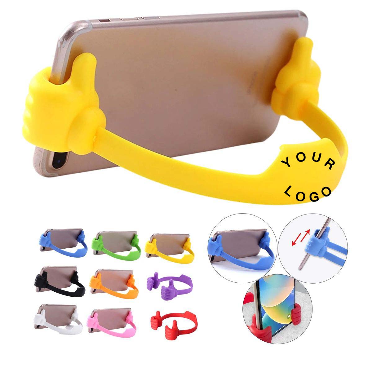 Durable Phone Stand for Vertical and Horizontal Use 4