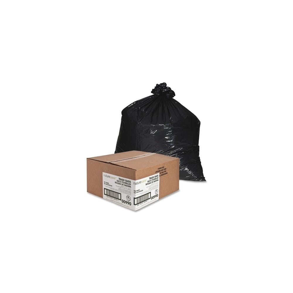 Trash Can Liners - Recycled Material Used 45 Gallons 2