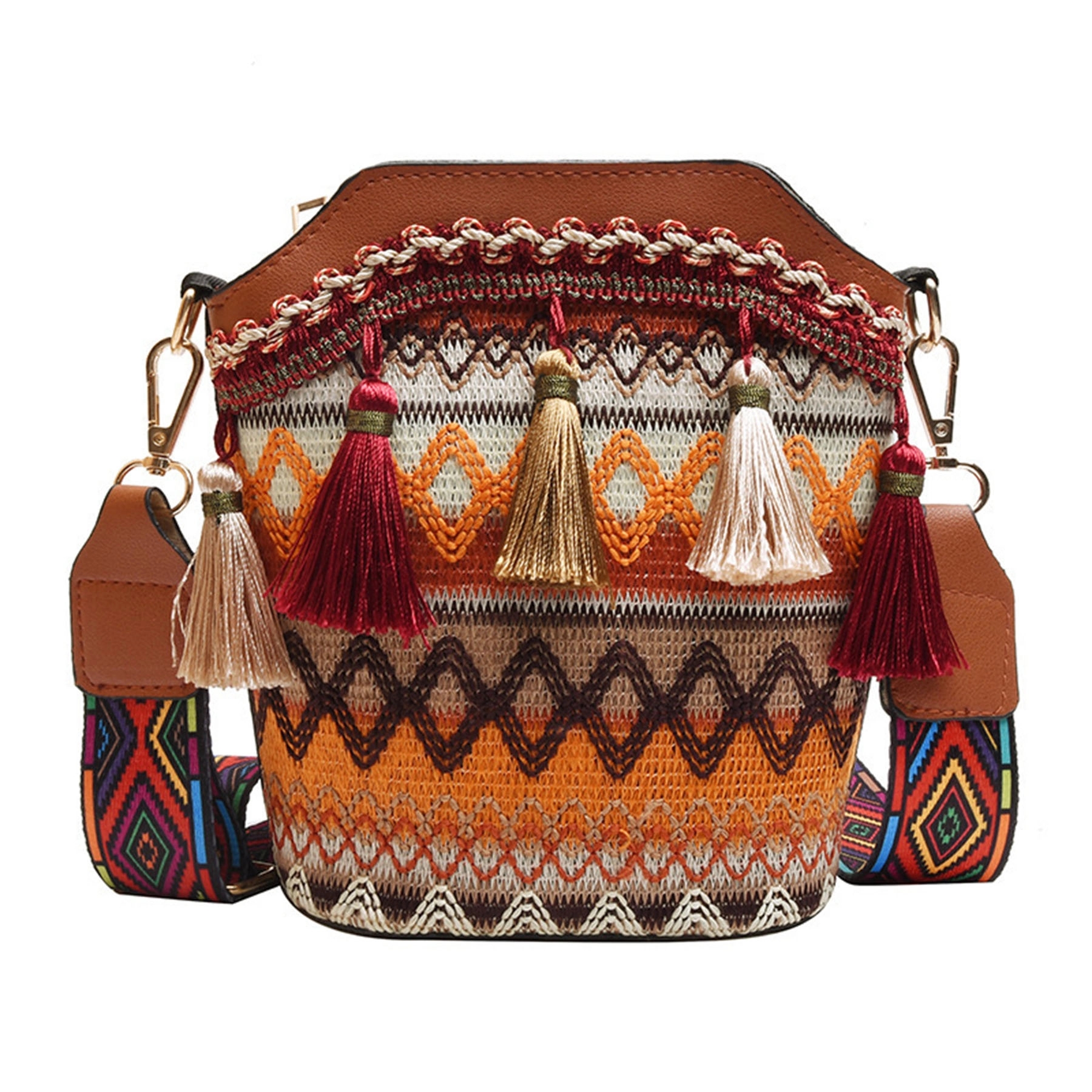Women's One Shoulder Bucket Bag 11
