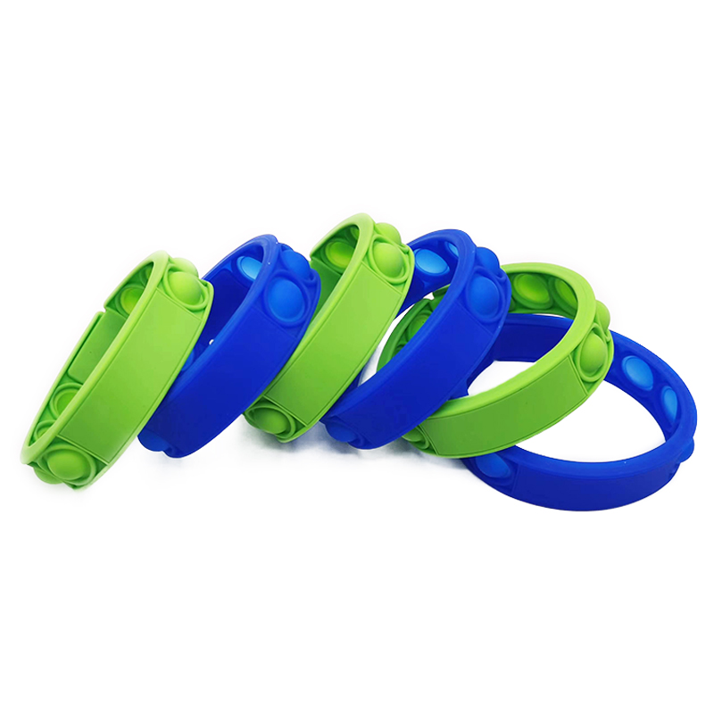 New Push Pop Bubble Fidget Bracelet Silicone Wristband 4