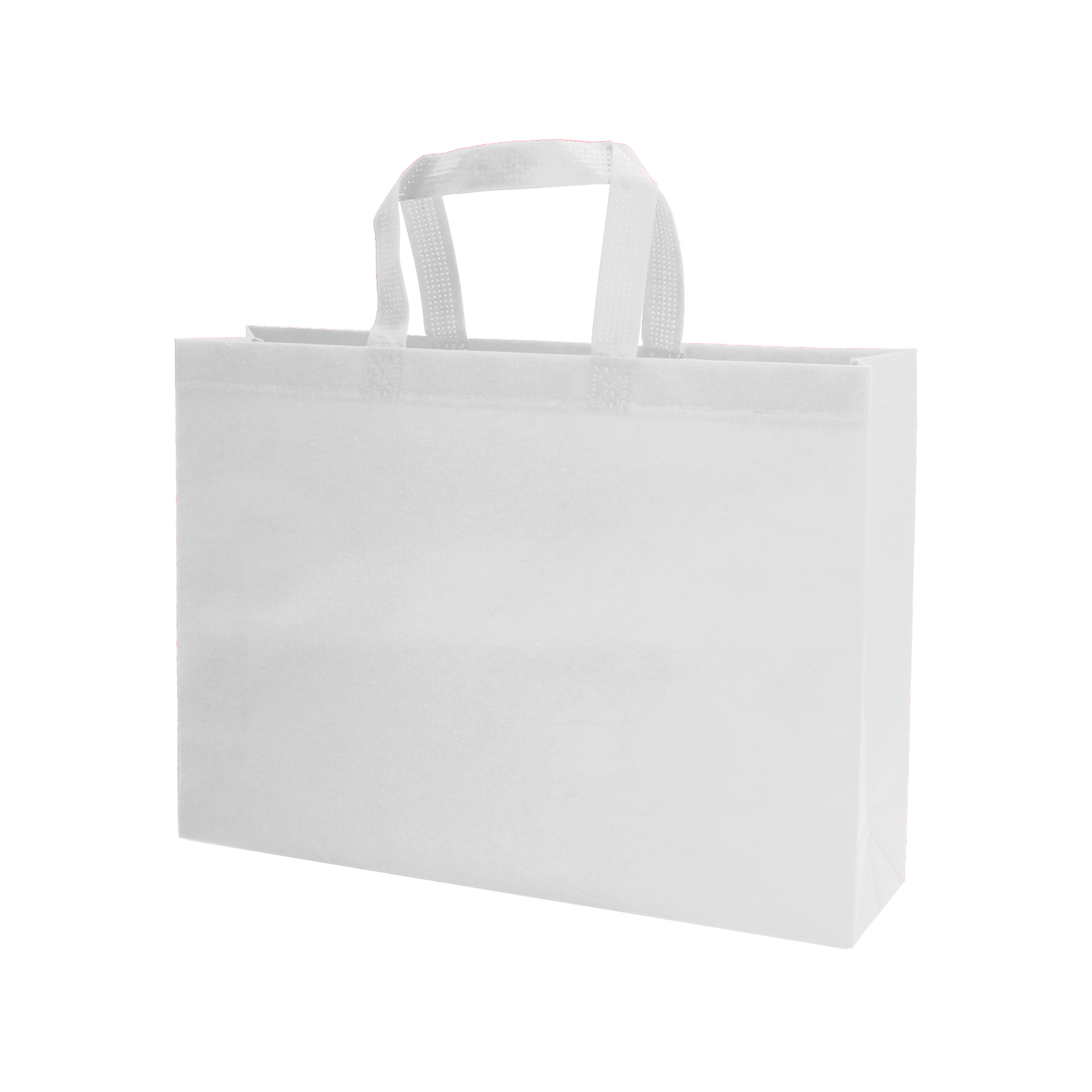 Heat Sealed Non-Woven Shopping Tote Bag(16''X12''X4'') 9