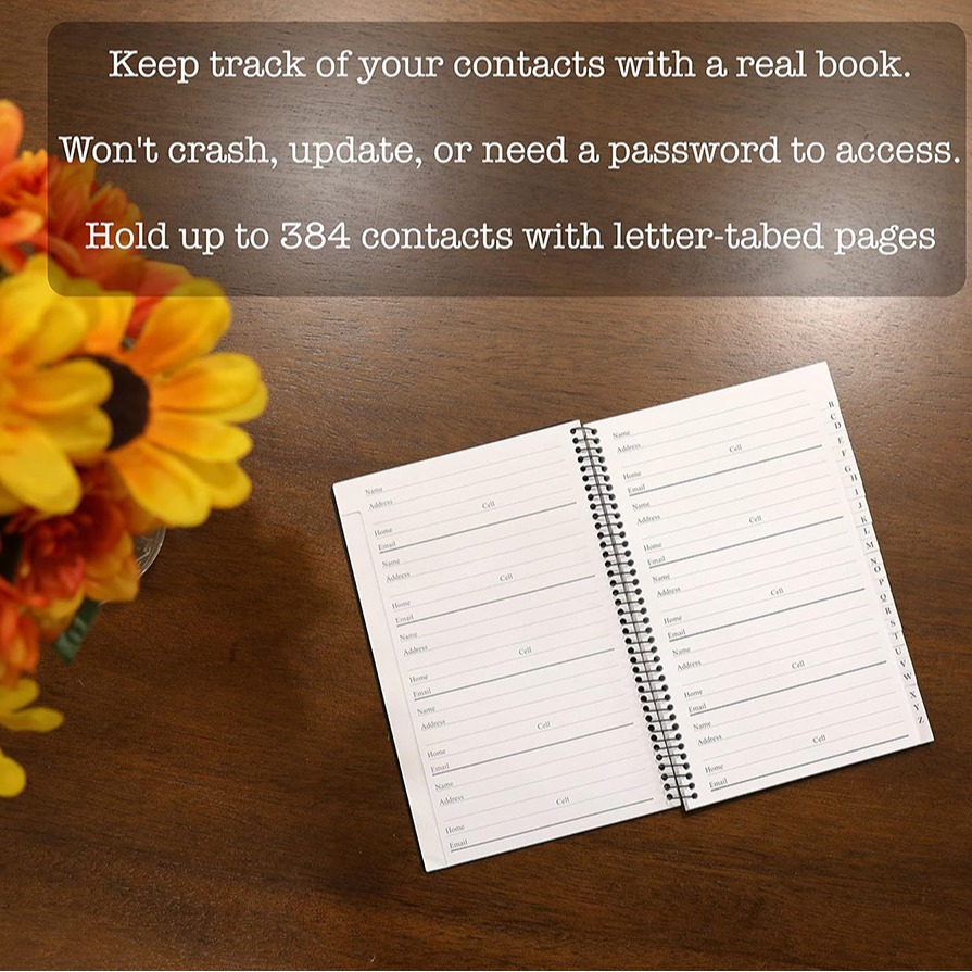 Telephone Address Book with Tabs 4