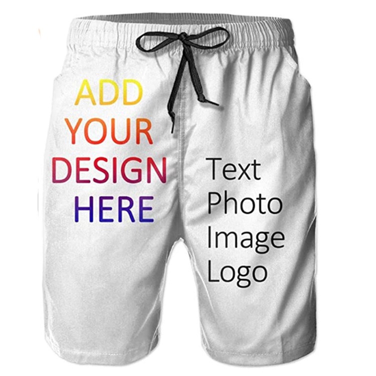 3D Printed Mens Swim Trunks Quick Dry Beach Shorts 4