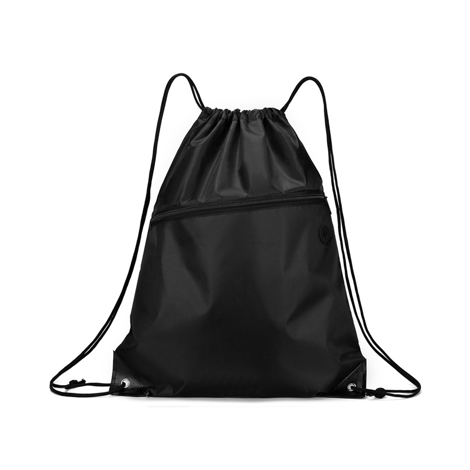 Polyester Drawstring Backpack With Zipper Pocket 21