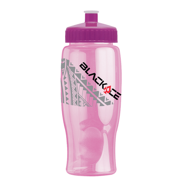 Rotation 27oz Transparent Contour Bottle w/Push-Pull Lid 20
