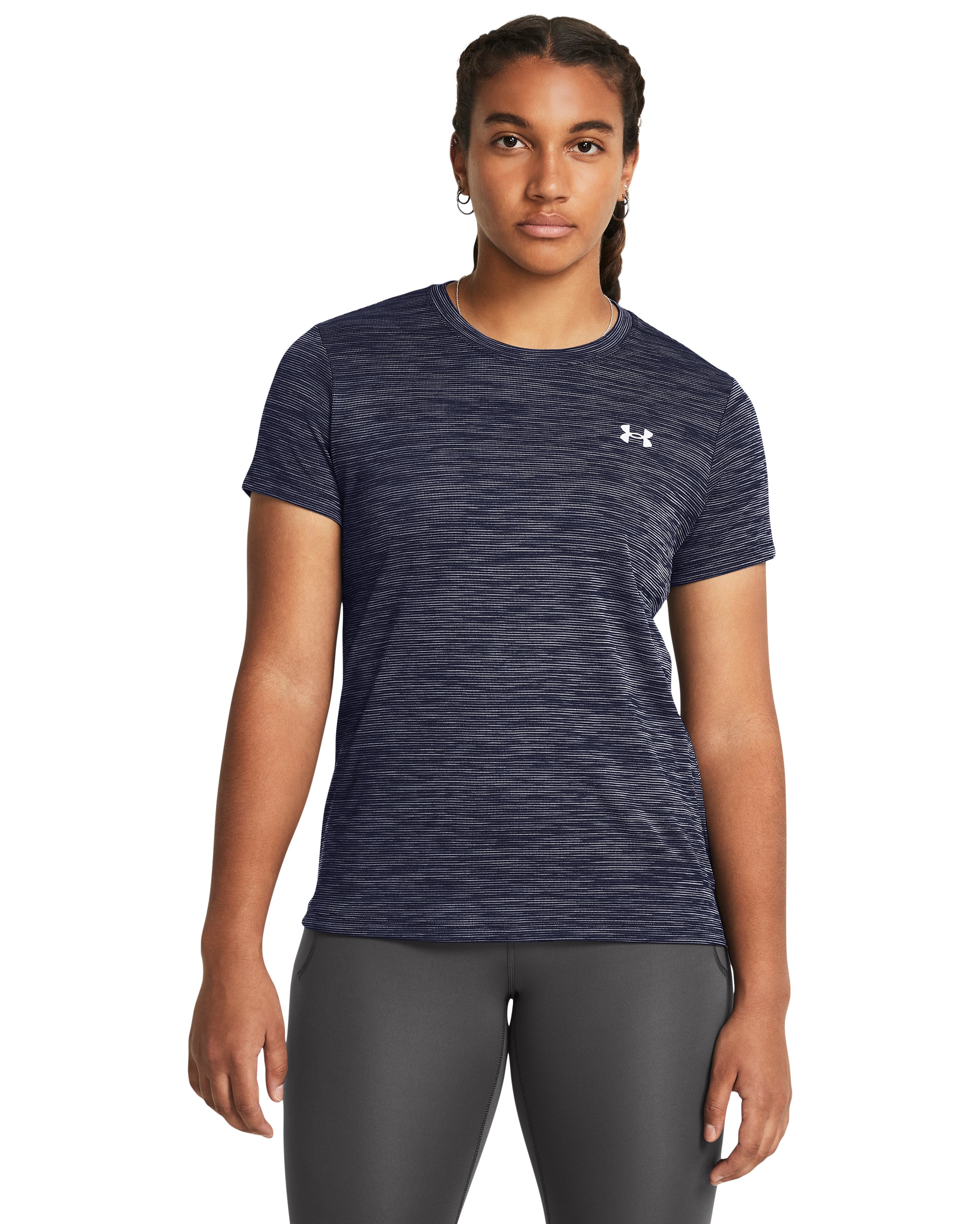 UA Tech Textured Women's Short Sleeve 10