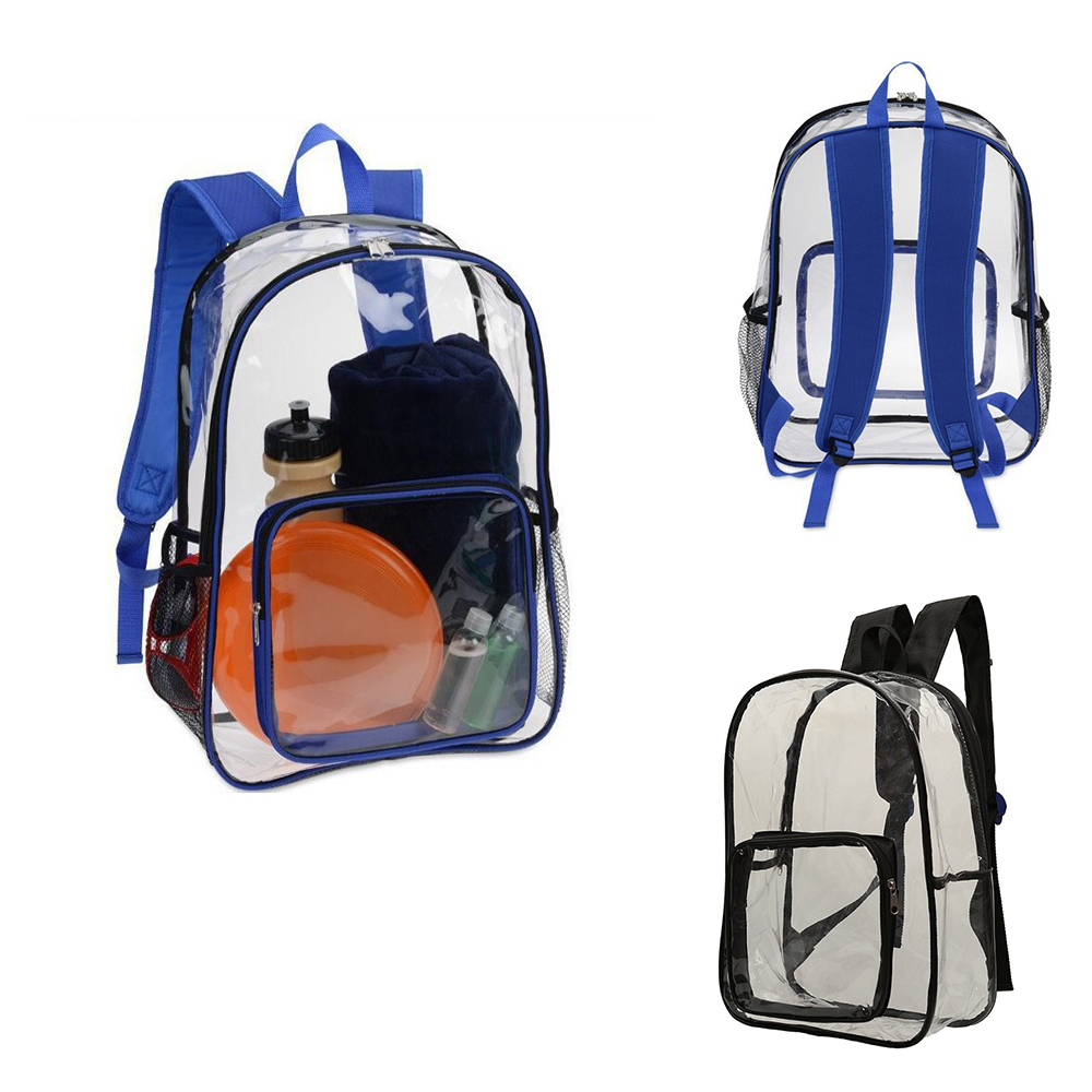Durable Waterproof Transparent PVC Clear Backpack 2