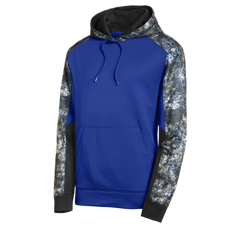 Sport-Tek Sport-Wick Mineral Freeze Fleece Colorblock Hooded Pullover., custom hoodie or sweatshirt with logo imprint 25