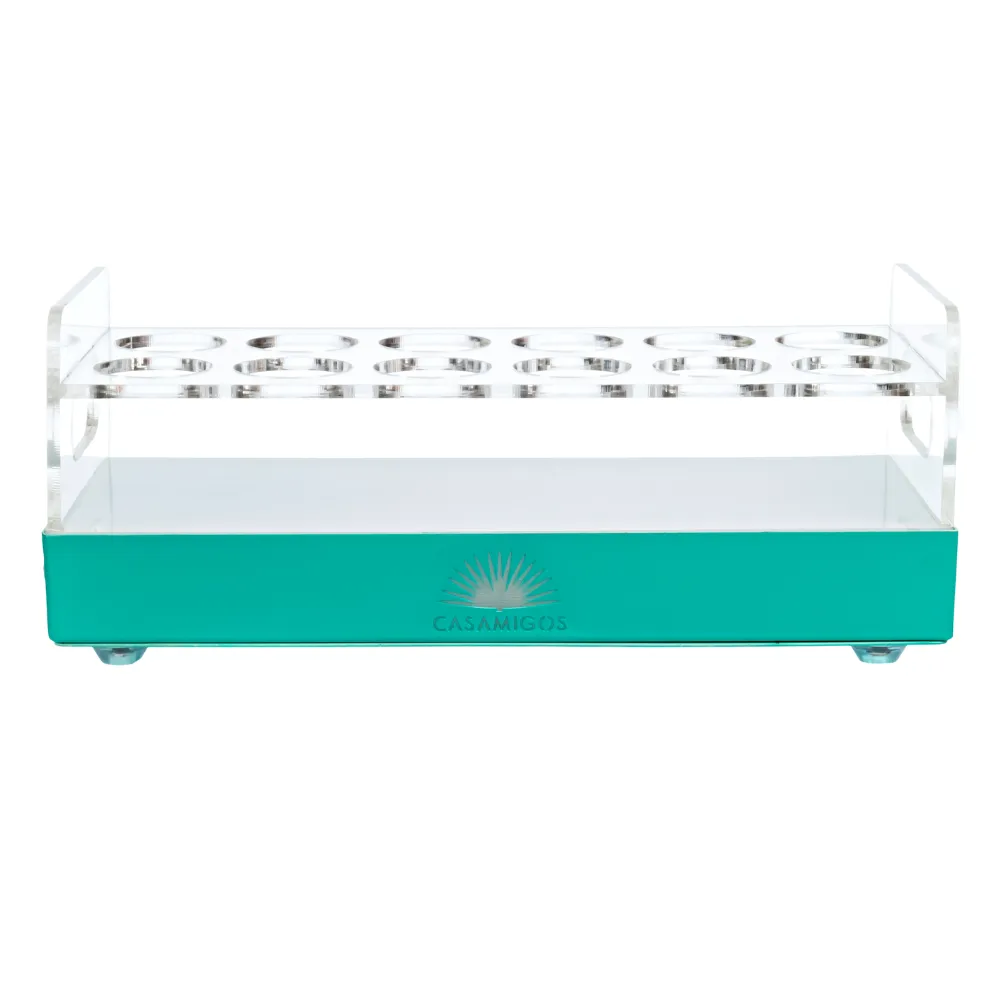 Rectangular Metal LED Shot Tray 3