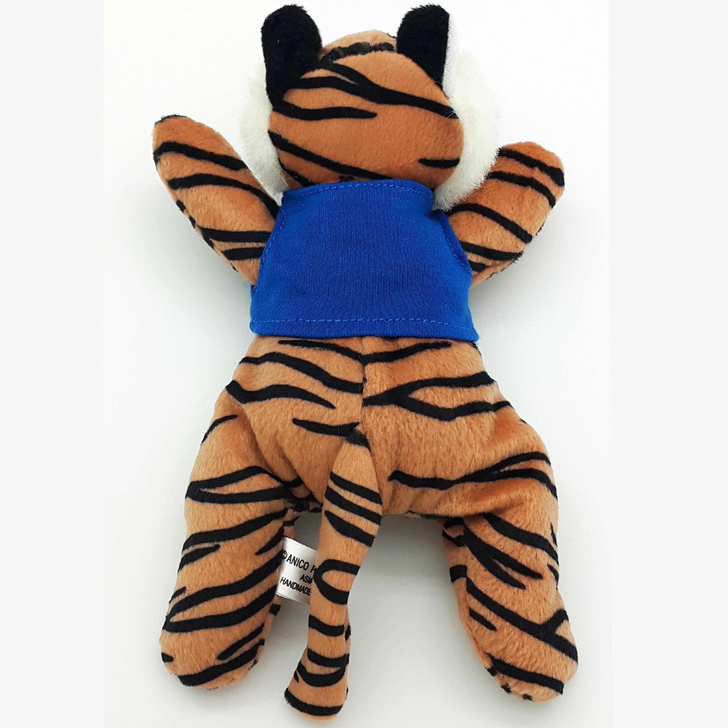 8" Laying Down Beanie Tiger 2