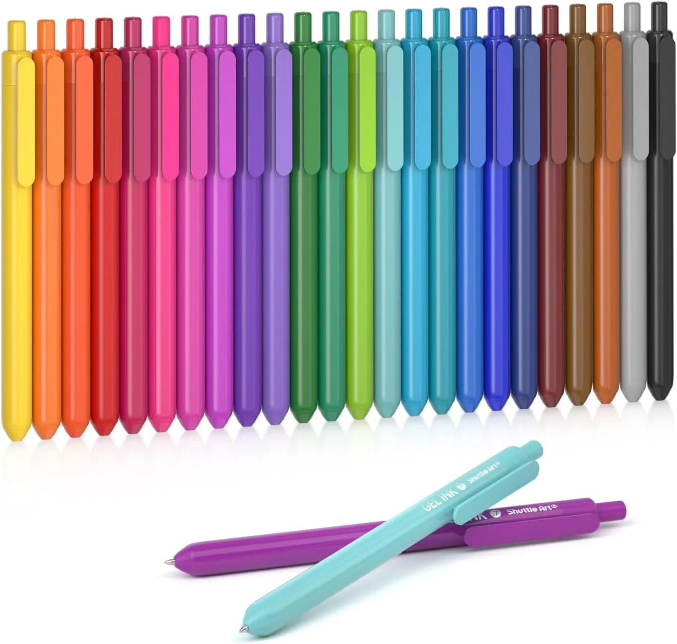Plantagenet-08 Soft Touch Retractable Gel Pen 10