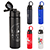 Cabrio 24 oz Recycled Stainless Steel Vacuum Insulated Bottle, custom water bottle with logo imprint 19